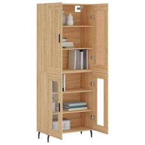 Highboard DE7935 Braun - Holzwerkstoff - 34 x 180 x 70 cm