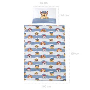 Kinderbettwäsche Paw Patrol Weiß - Textil - 100 x 1 x 135 cm