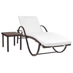 Chaise longue Marron - Métal - 65 x 56 x 193 cm