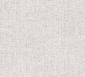 papier peint structuré aspect textile Gris - Blanc