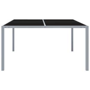 Table de jardin Gris - Métal - 130 x 72 x 130 cm