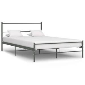 Cadre de lit 3001507 Gris - Largeur : 167 cm