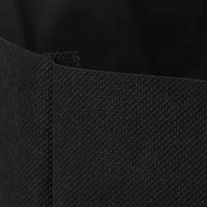 Carré potager à trois étages Noir - Marron - Bois manufacturé - Textile - 93 x 37 x 93 cm
