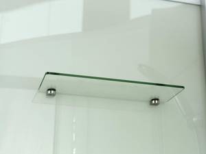 Einfache Duschkabine HERA Weiß - Glas - 80 x 215 x 80 cm