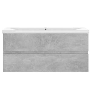 Meuble lavabo avec bassin 3007833-3 Gris minéral - Largeur : 100 cm