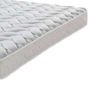 Matelas Melissa mousse HD Blanc - Textile - 80 x 13 x 190 cm