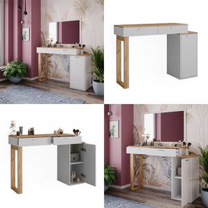 Schminktisch Regina 43382 Braun - Weiß - Holzwerkstoff - 130 x 88 x 40 cm