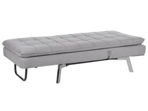 Chaise longue LOIRET Gris - Gris lumineux - Argenté