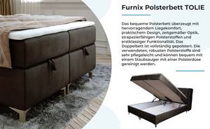 Boxspringbett TOLIE Braun