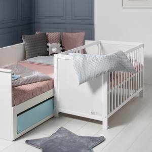 Set de chambre bébé Hamburg 2 pcs Blanc - Bois manufacturé