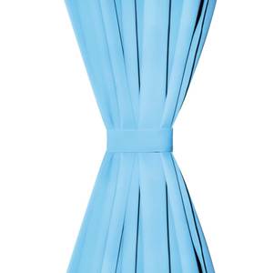 Rideau(lot de 2) 294207 Turquoise - Hauteur : 225 cm