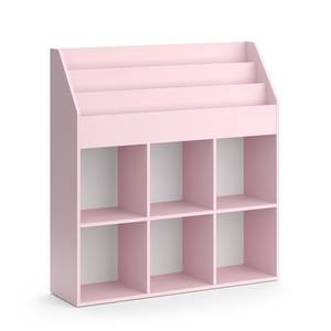 Bücherregal Luigi 2 Pink - Holzwerkstoff - 107 x 114 x 31 cm