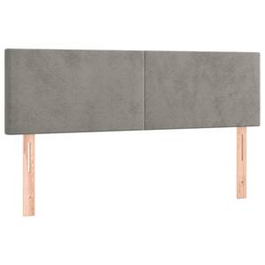 Boxspringbett 3017268-2 Hellgrau - 144 x 193 cm