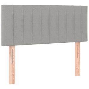 Boxspringbett 3017265-19 Hellgrau - 123 x 193 cm