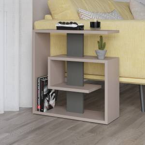 Beistelltisch SALY - Mokka-Anthrazit Anthrazit - Beige