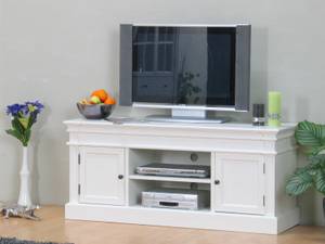 TV Möbel Amaretta Cremeweiß - Weiß