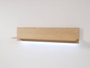 Wandboard Senta 13 mit LED Braun - Holzart/Dekor - Holz teilmassiv - 110 x 25 x 25 cm