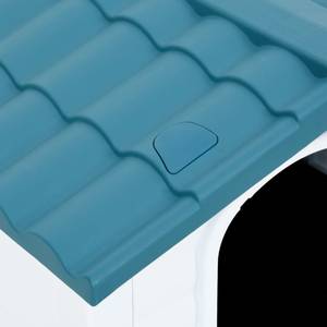 Niche pour chien 3013935 Bleu - Matière plastique - 91 x 66 x 68 cm