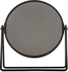 Miroir de beauté, debout, pliable Noir - Métal - 8 x 21 x 19 cm