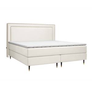 Boxspringbett Fuum Ecru - Breite: 180 cm