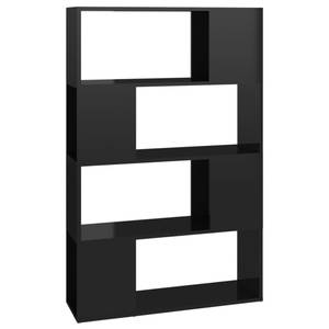 Bücherschrank 3008357 Schwarz - Holzwerkstoff - 80 x 125 x 24 cm