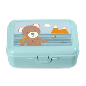 Brotdose ToGo Tiere Blau - Kunststoff - 19 x 8 x 14 cm