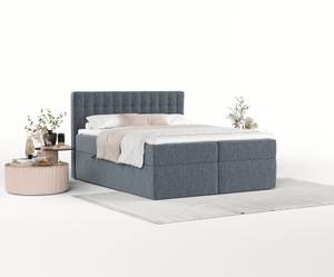 Boxspringbett Namur Blau - Breite: 160 cm