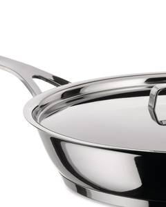 Bratpfanne POTS&PANS Silber - Naturfaser - 2 x 10 x 28 cm