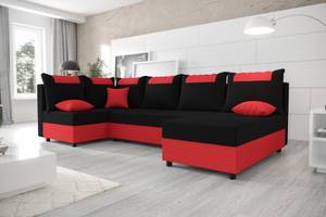 Ecksofa STARI6 Rot - Ecke davorstehend links