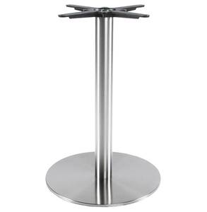 Pied De Table PLATO Gris - Métal - 50 x 73 x 50 cm