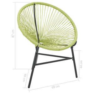 Garten-Acapulco-Stuhl Poly-Rattan vidaXL Garten-Acapulco-Stuhl Poly-Rattan Grün