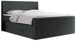 Boxspringbett KING DOREN Breite: 140 cm - H4 - Textil