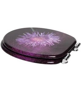WC-Sitz Purple Dust Violett - Holzwerkstoff - 38 x 6 x 47 cm