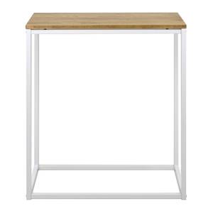 Table console Icub 35x70x82h cm Blanc Blanc - Bois massif - Bois/Imitation - 70 x 82 x 35 cm