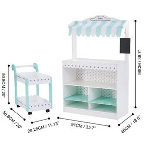 Kinder Desert Play Stand Stand TD-13003A Massivholz - 46 x 99 x 88 cm