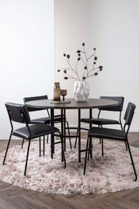 Essgruppe Copenhagen 2 (5-teilig) Braun - Massivholz - 115 x 74 x 115 cm