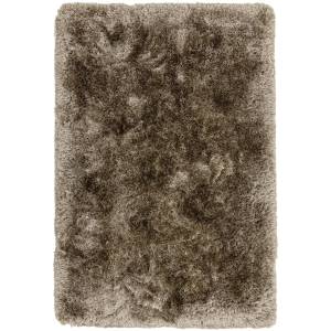 Tapis shaggy tufté main confort SPLASH Taupe - 200 x 300 cm