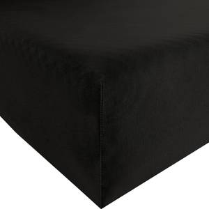 Spannbettlaken 165056 Schwarz - 180-200 x 200 cm