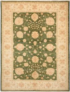 Tapis Kaizar XXXIX Vert - Textile - 151 x 1 x 202 cm