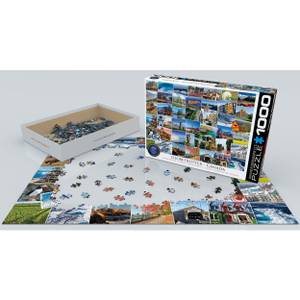 Puzzle Kanada 1000 Teile Papier - 26 x 6 x 36 cm