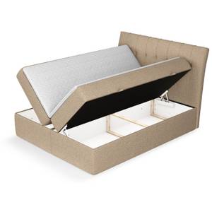 Boxspringbett Evie Bronze - Breite: 122 cm