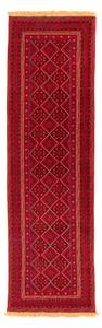 Kelim Afghan - 280x69cm Rot - Naturfaser - 69 x 1 x 280 cm