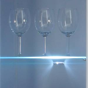 Beleuchtung Mert Weiß Weiß - Glas - Metall - 13 x 8 x 26 cm