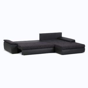 Ecksofa Pearl (mit Schlaffunktion) Longchair/Ottomane davorstehend rechts