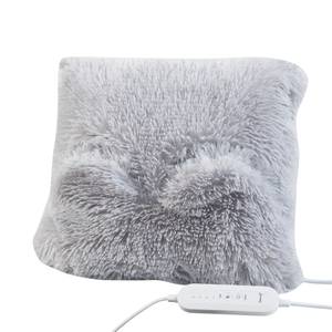 Coussin chauffant électrique Capurso Gris - Textile - 40 x 40 x 10 cm