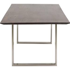 Table Symphony Walnut Gris brillant - 160 x 80 cm