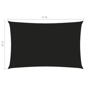 Sonnensegel 3016493-5 Schwarz - 500 x 200 cm