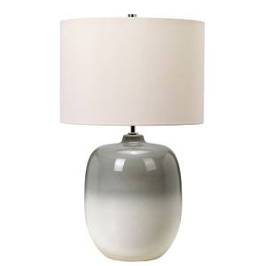 Tischlampe ODUNCIA Beige - Grau - Keramik - 36 x 61 x 36 cm