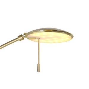 Lampadaire Zenith LED Acier - 2 ampoules - Laiton