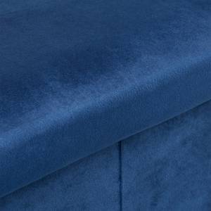 Banquette pliable en velours Bleu